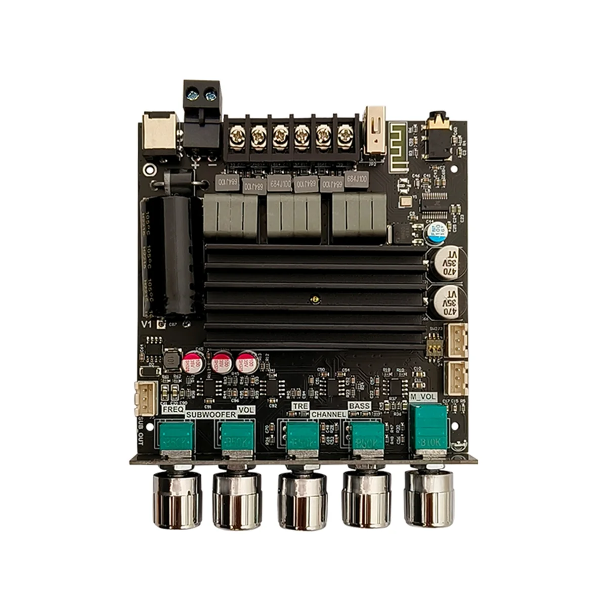 -ST21 Плата усилителя мощности Bluetooth 2 1 канала 100 Вт + 200 сабвуфер TPA3221 Модуль