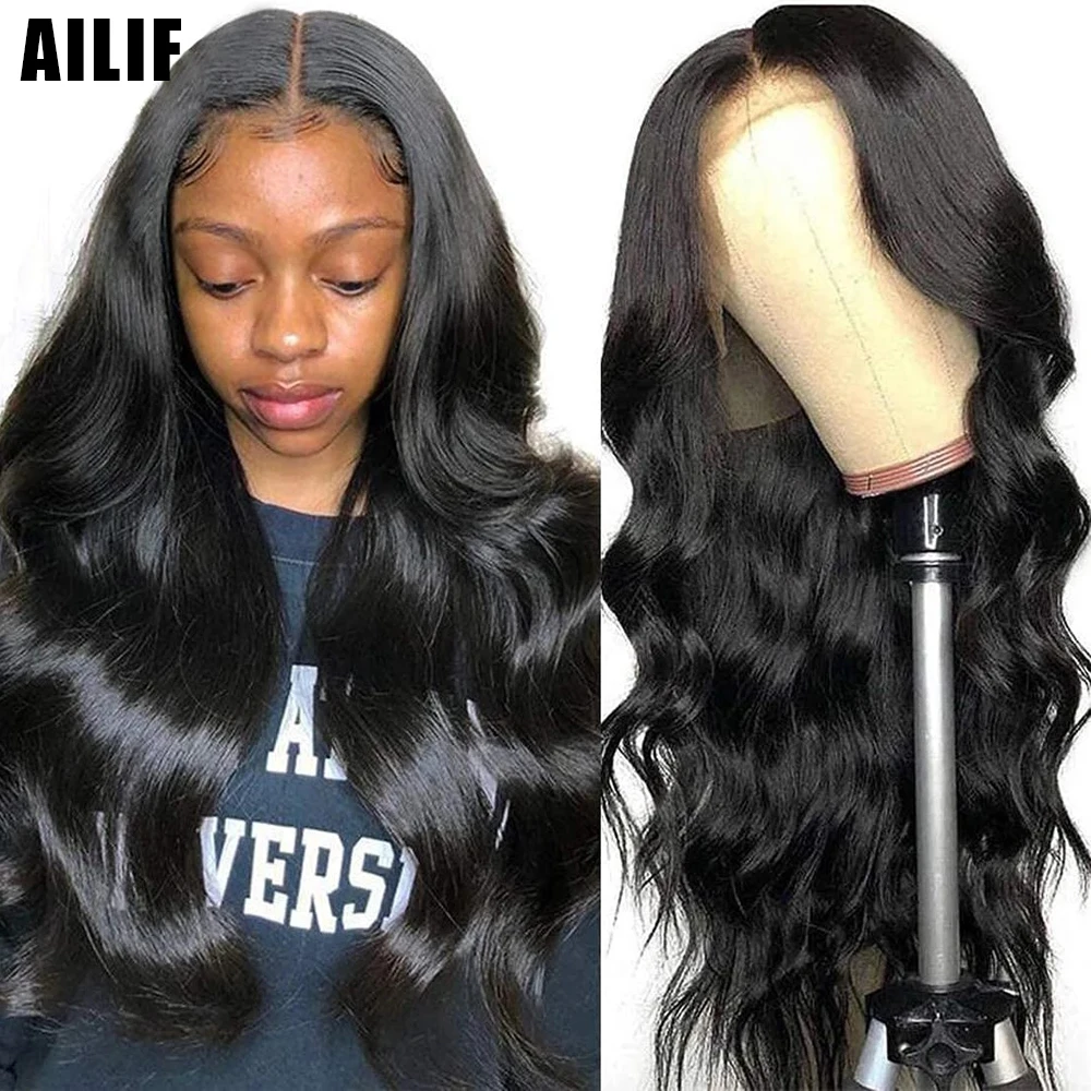 

Body Waves Human Hair Wigs Human Hair Braided Lace Wigs Woman Brazilian Wig Pre Plucked And Bleached Knot Lace Front Wigs 13X4