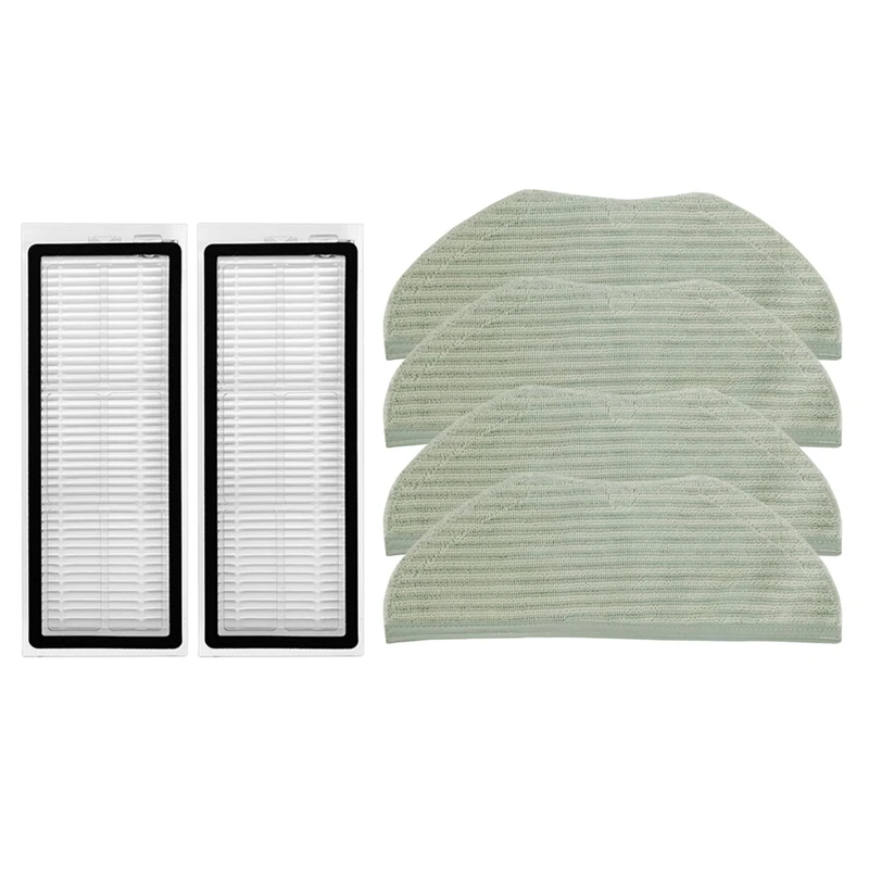 

6Pcs Filter Mop Cloth Rag For 360 X90 X95 Robotic Vacuum Cleaner Spare Replacement Parts Accessories