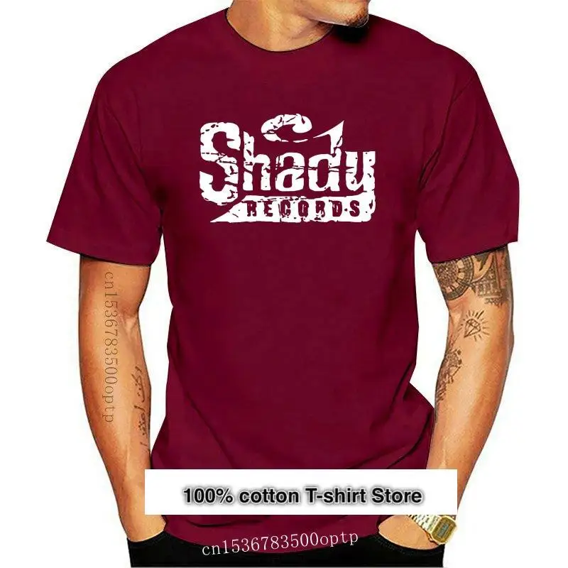 Camiseta Shady Records para hombre, camisa negra con símbolo de música, Hip Hop, Eminem, S, 5Xl, novedad de 2021