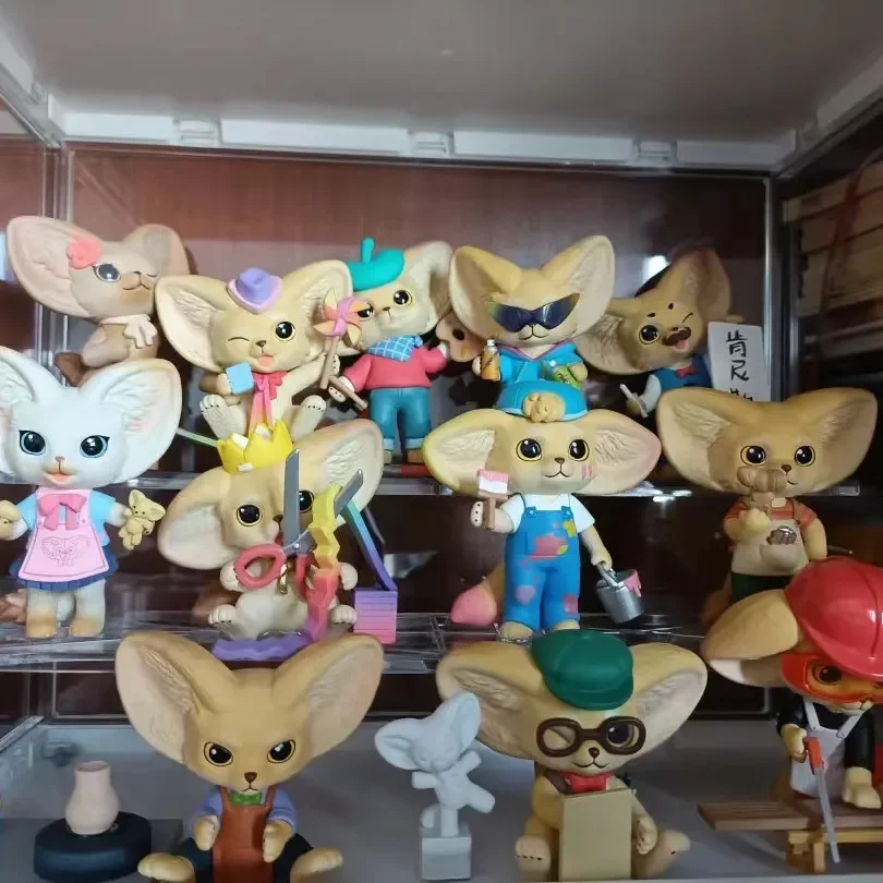 Милая аниме-фигурка подарок коробка сюрпризов оригинальная маленькая Лисичка