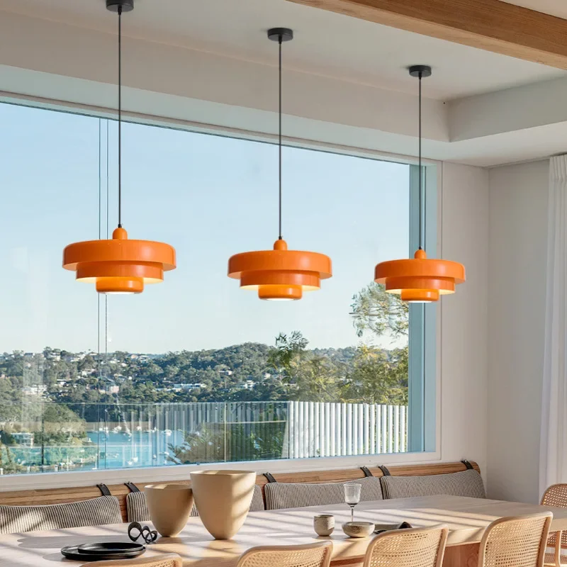 Скандинавские многослойные светодиодные подвесные светильники для торта