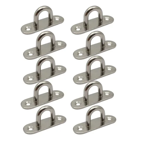 10 шт., 2,36 дюйма, 304, потолочные крючки из нержавеющей стали