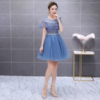 summer dress 2022 new fashion light luxury slim mesh embroidery dress female elegant dress