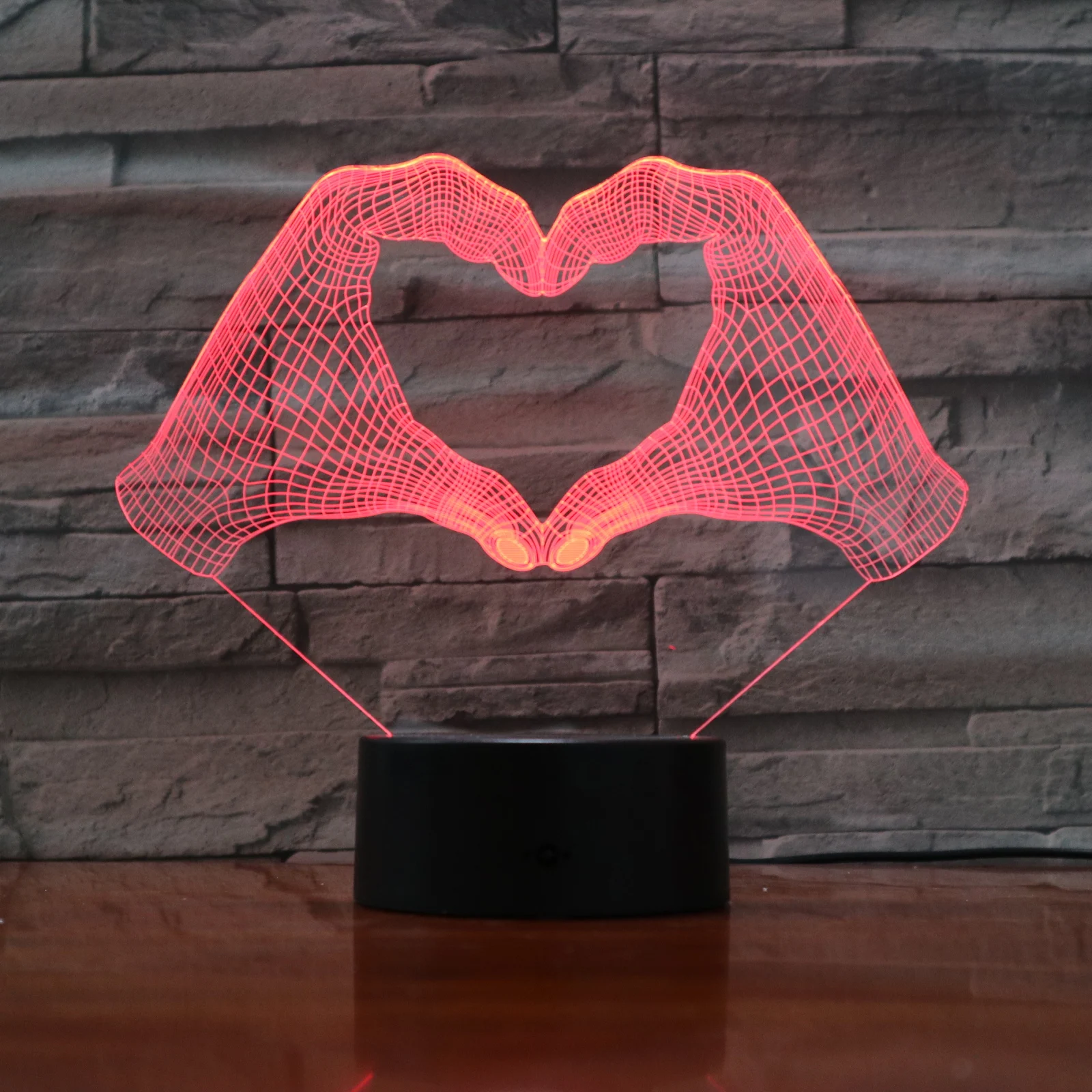 

Nighdn 3d Lamp Night Light Valentine'S Day Love Creative Proposal Gifts Led Beside Lighting Table Lamp Bedroom Sleep Light