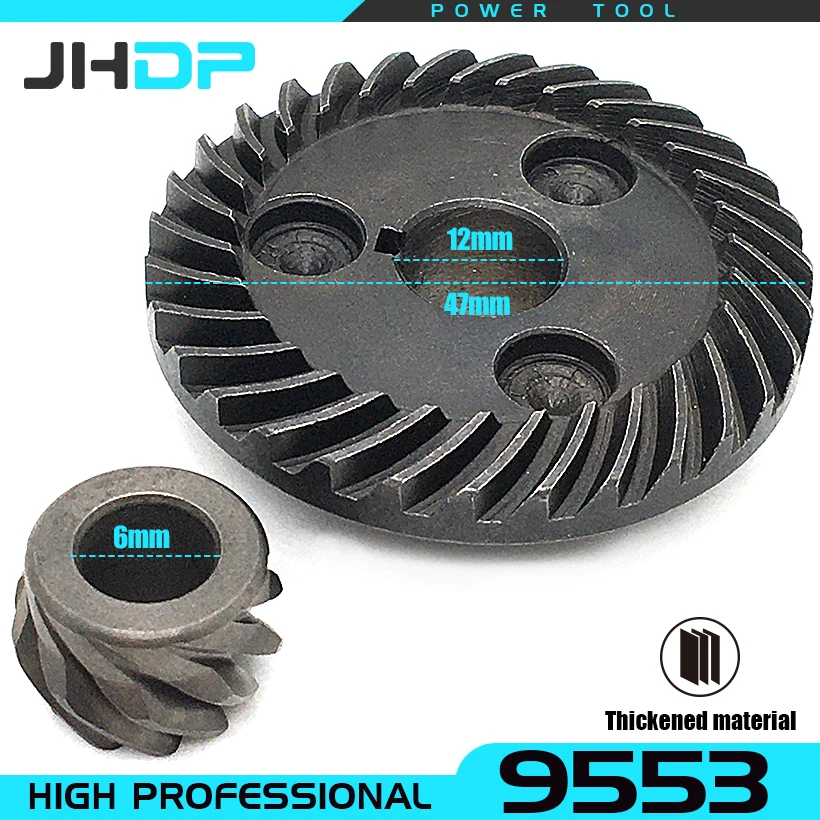 

Spiral Bevel Gear Set Replace For Makita 9553 9555 9554 9557 9558 NB Angle Grinder Power Tool Accessories Good Quality Fast Ship