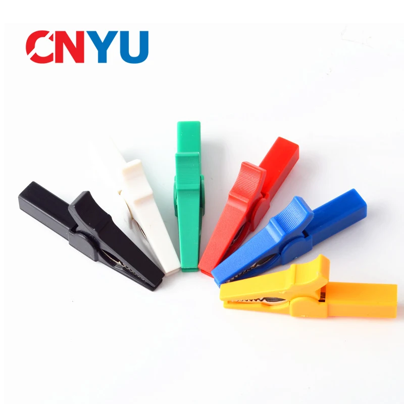 

5Pcs Insulation Alligator Clips Metal Crocodile Clamp Test Accessories DIY Electrical Tools