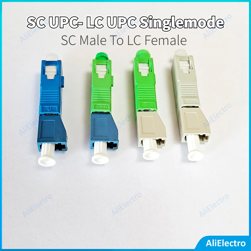 

Hybrid Adapator SC/APC-LC/UPC SM/MM Optical Adapter SC UPC- LC UPC Singlemode SC Male To LC Female Fiber Optic Adapter free ship