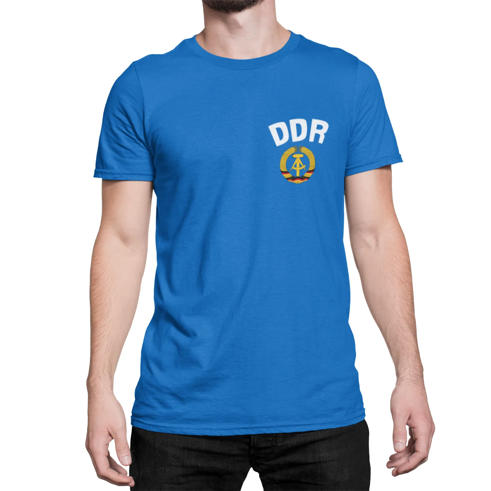 Футболка мужская хлопковая с логотипом на груди