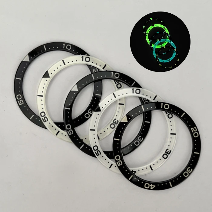 

Full Luminous Watch Bezel Insert 40.35mm C3 BGW9 Super Lume Mineral Glass Watch Suitable For SBDC053 62MAS Watch Case