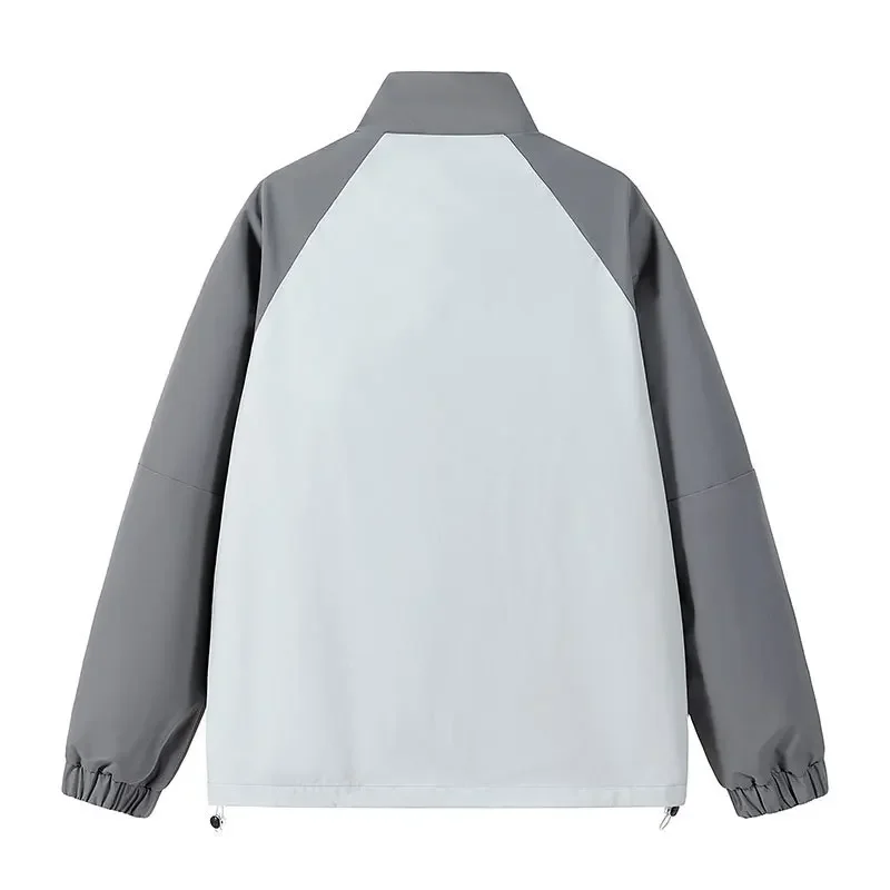 Осенняя куртка с тремя листьями и травой новый стиль американский свободный крой