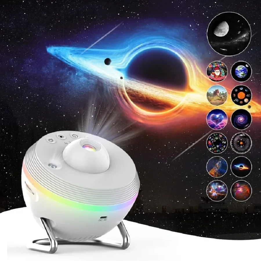 Планетарий 13 в 1 ночник звездного неба 360 г. ° Вращающийся проектор Galaxy