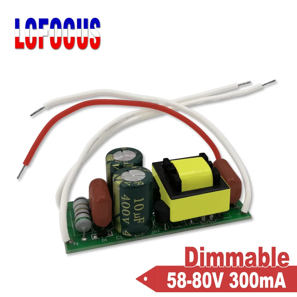 18-24x1W Dimmable LED Driver 18 20 21 22 24 W Watt Lighting Transformers Power Supply For 18W 20W 22W 24W Led Tube Bulb Lamps