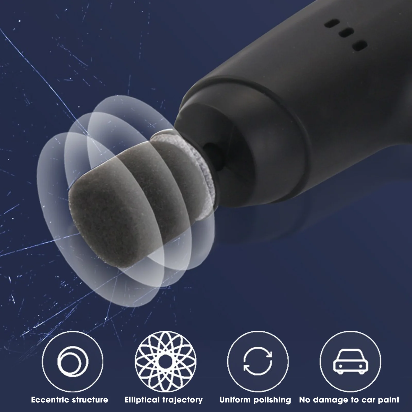 

Car Polisher Mini Polish Kereta Electric Waxing Tool Automobile Scratch Repairing Tools Sealing Glaze Polishing