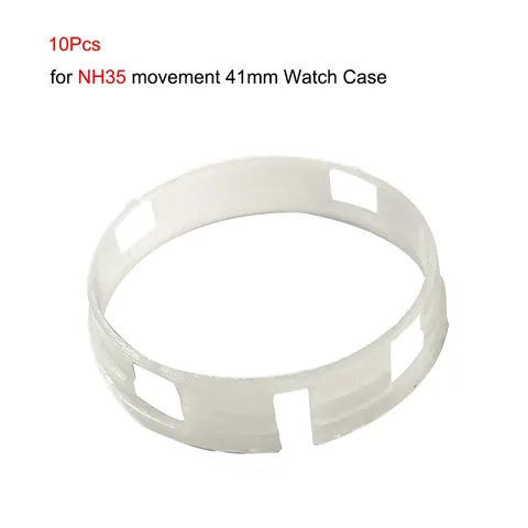 10 шт., пластиковое кольцо с внутренней крышкой, промежуточное кольцо для NH35, механизм 41 мм, чехол для часов