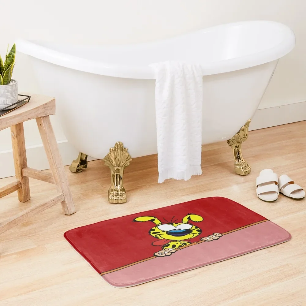 Marsupilami с палкой/красный коврик для ванной посуда коврики нескользящий ковер