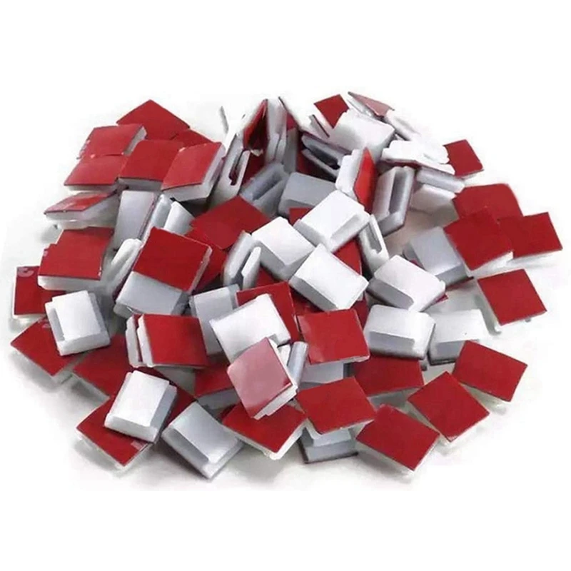 

Самоклеящиеся крепежные кронштейны и зажимы для светодиодной ленты, держатель светильник ленты (300 шт. в упаковке)