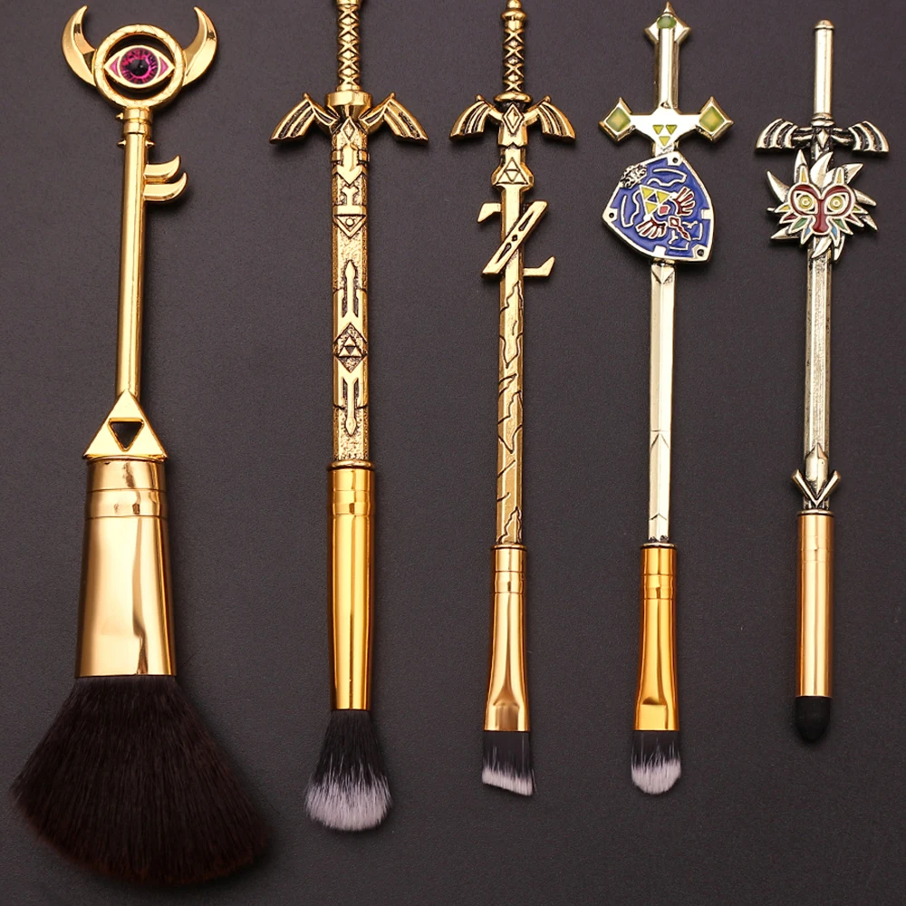 

5Pcs/Set The Legend Makeup Brush Women Eye Shadow Brush Portable Soft Concealer Brush Beauty Cosmetics Brush Toy Gift