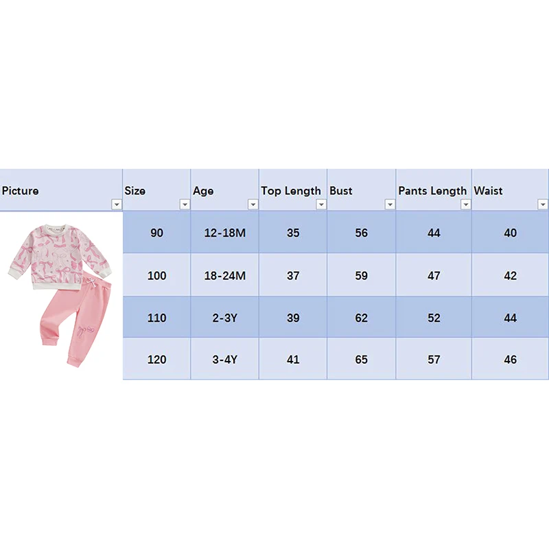 Комплекты из 2 предметов для девочек на осень и зиму свитшот с длинным рукавом