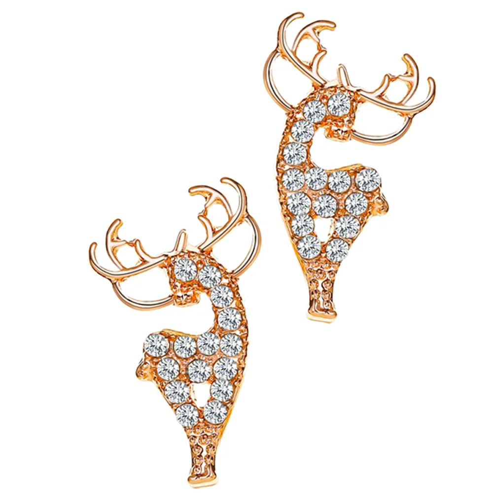 

1 Pair Deer Earrings Stylish Fashionable Exquisite Ladies Earrings Accessory Dangling Earrings for Shopping Daily