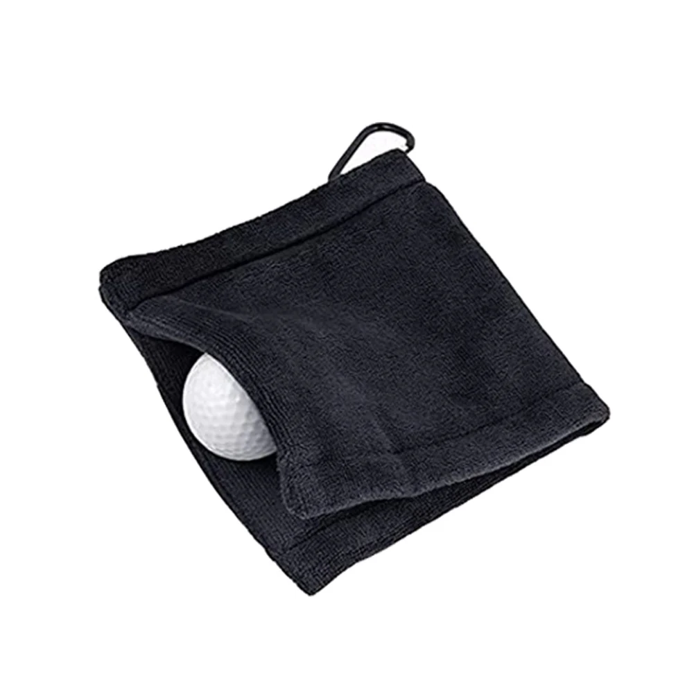 

Golf Club Towel Cleaning Square Towel Wiping Club Portable Cleaning Cloth Golf Supplies Microfiber Polyester Double-sided Velvet