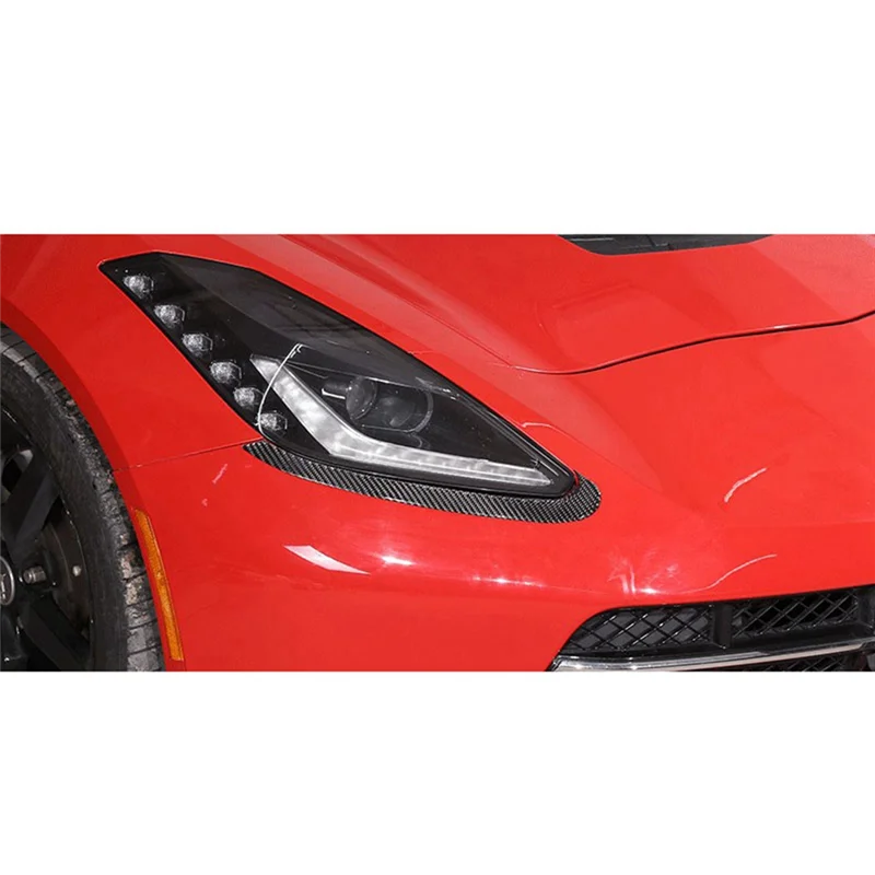 Автомобильные передние фары из углеродного волокна веки для бровей Обложка