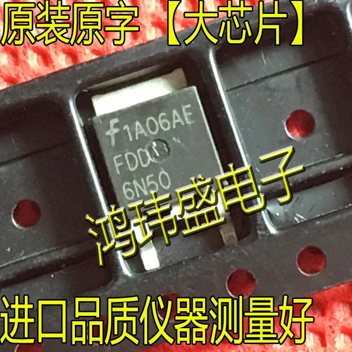 

20 шт. Оригинальный Новый транзистор полевого эффекта FDD6N50 FDD6N50TM TO-252 N-channel 500V 6A MOS