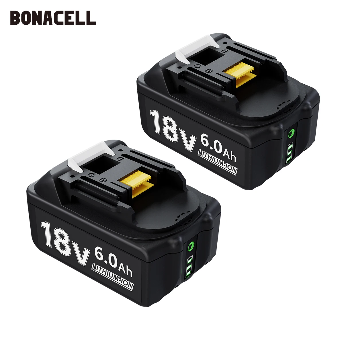 

Аккумулятор Bonacell BL1860, 18 в, 6000 мА · ч, литий-ионный, для Makita, BL1840, BL1850, BL1830, BL1860B, LXT 400, L70