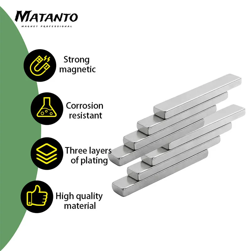 Неодимовые магниты 80x10x5 мм