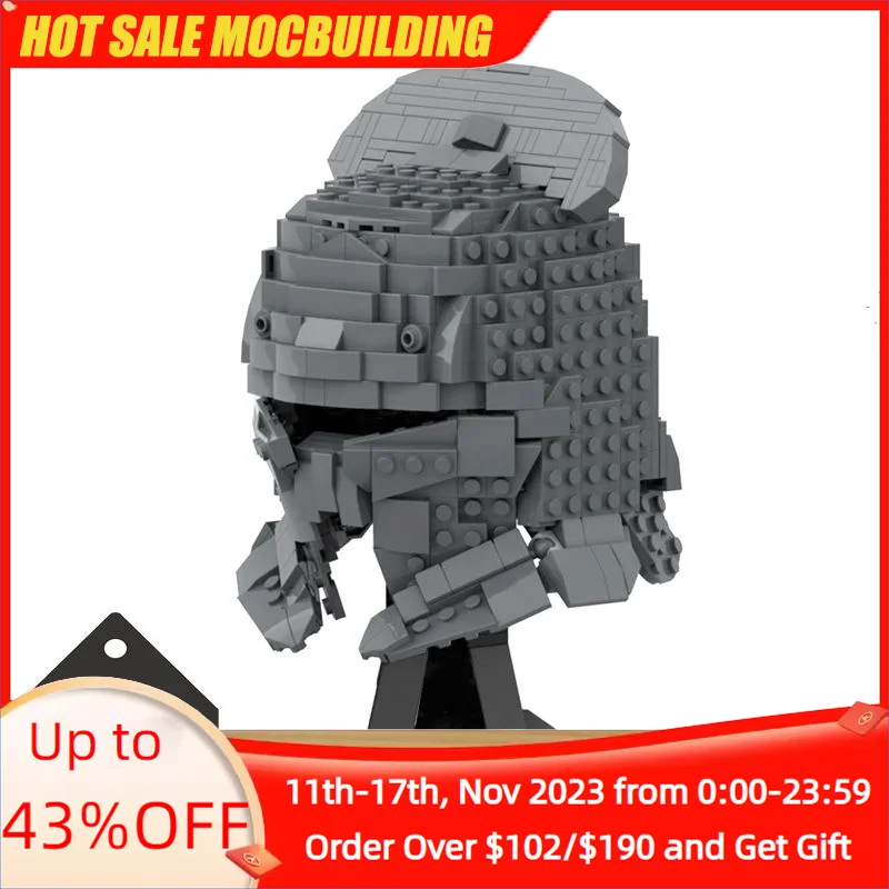 

Uruk-hai Swordsman Helmet Collection Lord Moc Building Blocks Rings DIY Bricks Toys Children Birthday Gift