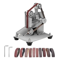 multifunctional grinder mini electric belt sander diy polishing grinding machine cutter edges sharpener polishing machine