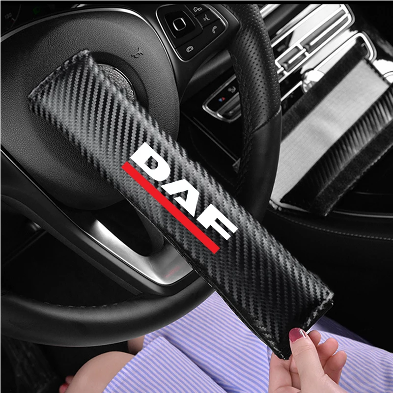 2 шт. наплечники из углеродного волокна для ремня безопасности DAF Truck XF 105 106 CF85 360 MX11