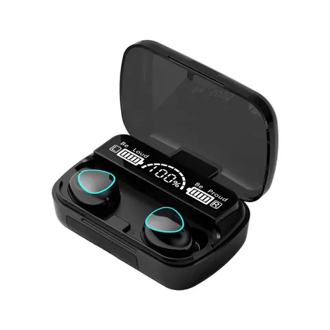 Беспроводные наушники TWS с Bluetooth, спортивные наушники с микрофоном, наушники-вкладыши, гарнитура, внешний аккумулятор