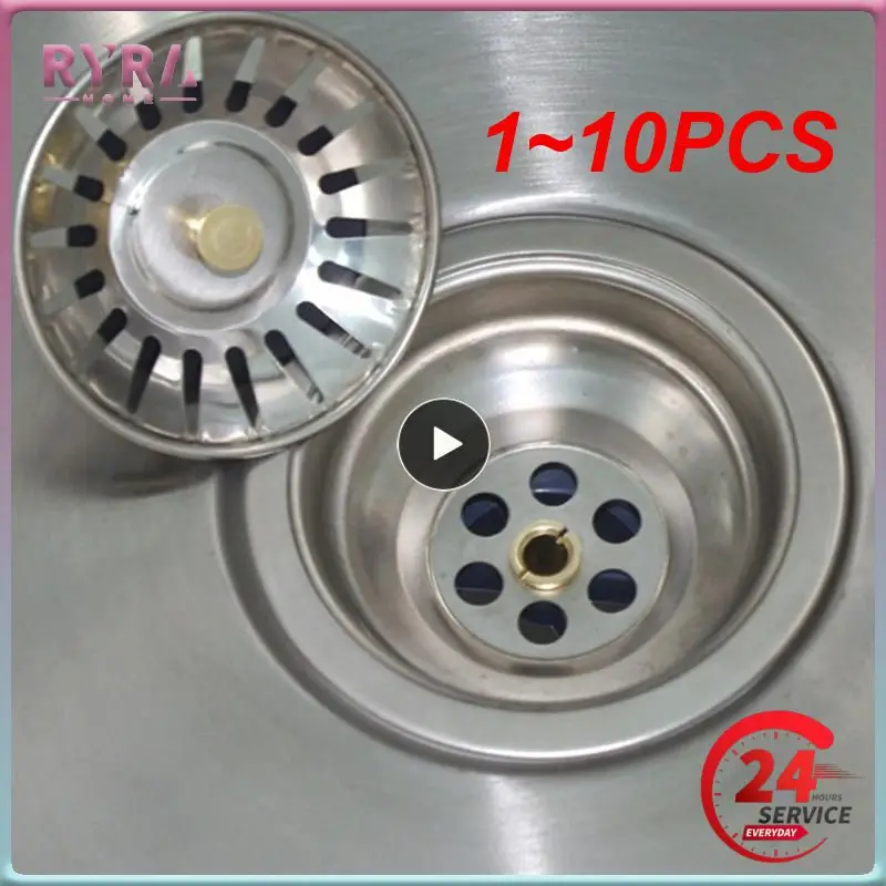 

1 ~ 10 шт., фильтр для раковины из нержавеющей стали