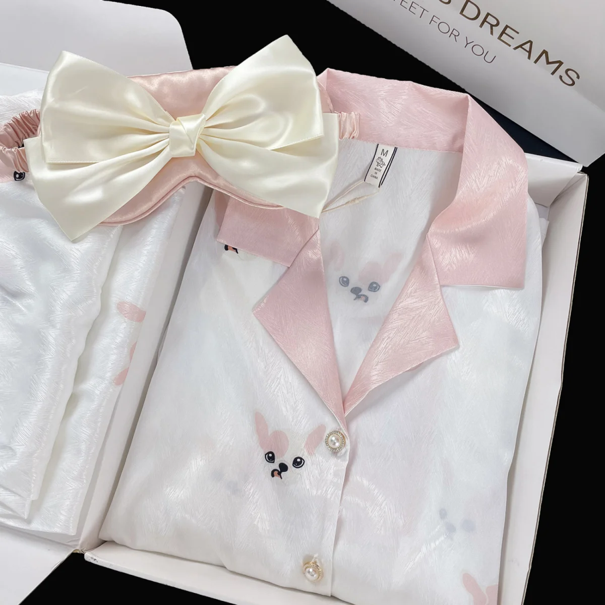 pajamas for women High-grade ice silk pijama mujer long-sleeved ins girls' home suit ensemble femme 2 pièces sleepwear