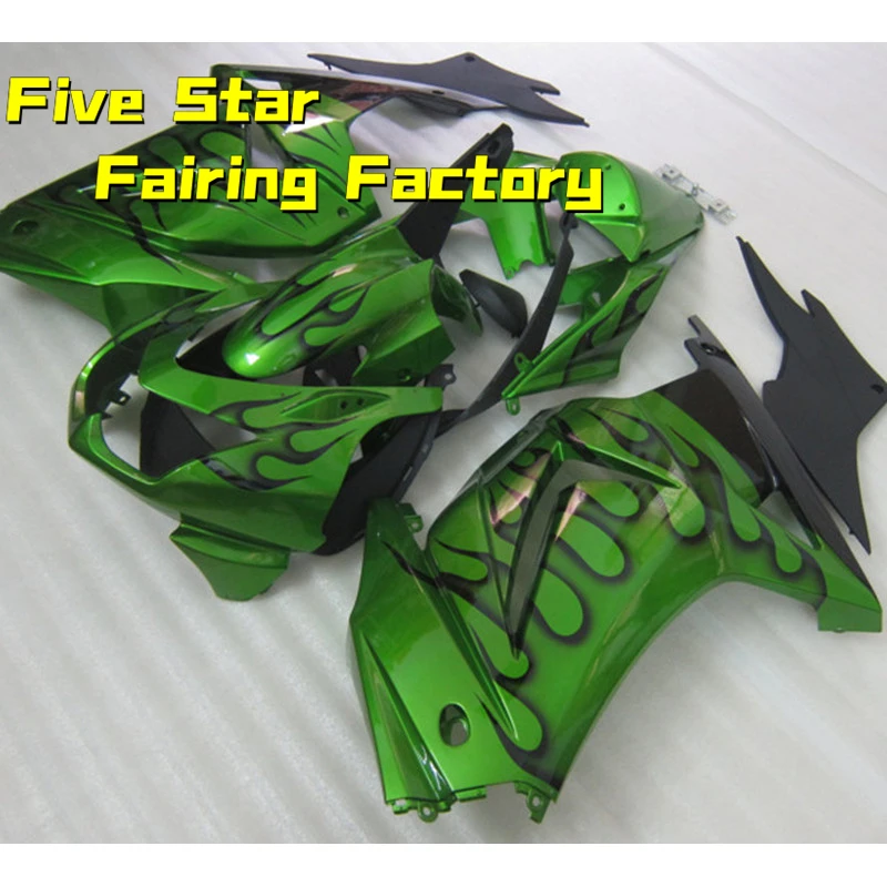 

Комплект обтекателей для мотоцикла Kawasaki Ninja 250 EX250 2008 2009 2010 2011 2012 2013 ZX250R Ninja250 литьевая форма верхняя крышка