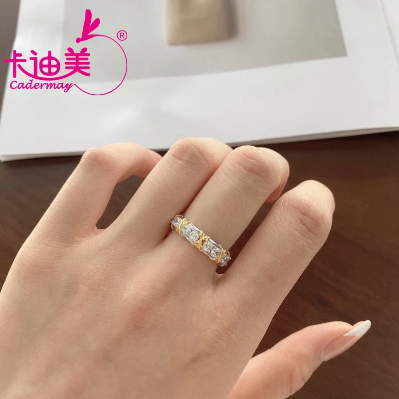 Кольцо из серебра 925 пробы с муассанитом 3 мм