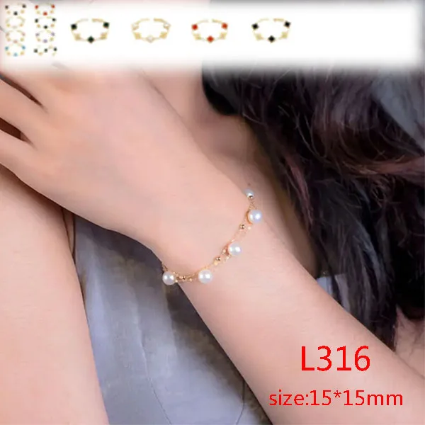 

L316 Fashion Bracelet Big Windmill Natural Shell Diamond Five-Flower Clover Shape Jewelry Gift for Girlfriend