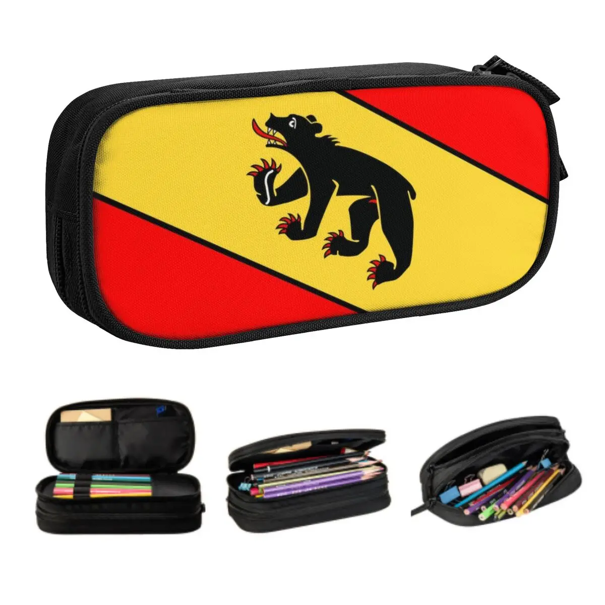 Индивидуальный милый карандаш с изображением Бернского медведя и Швейцарского