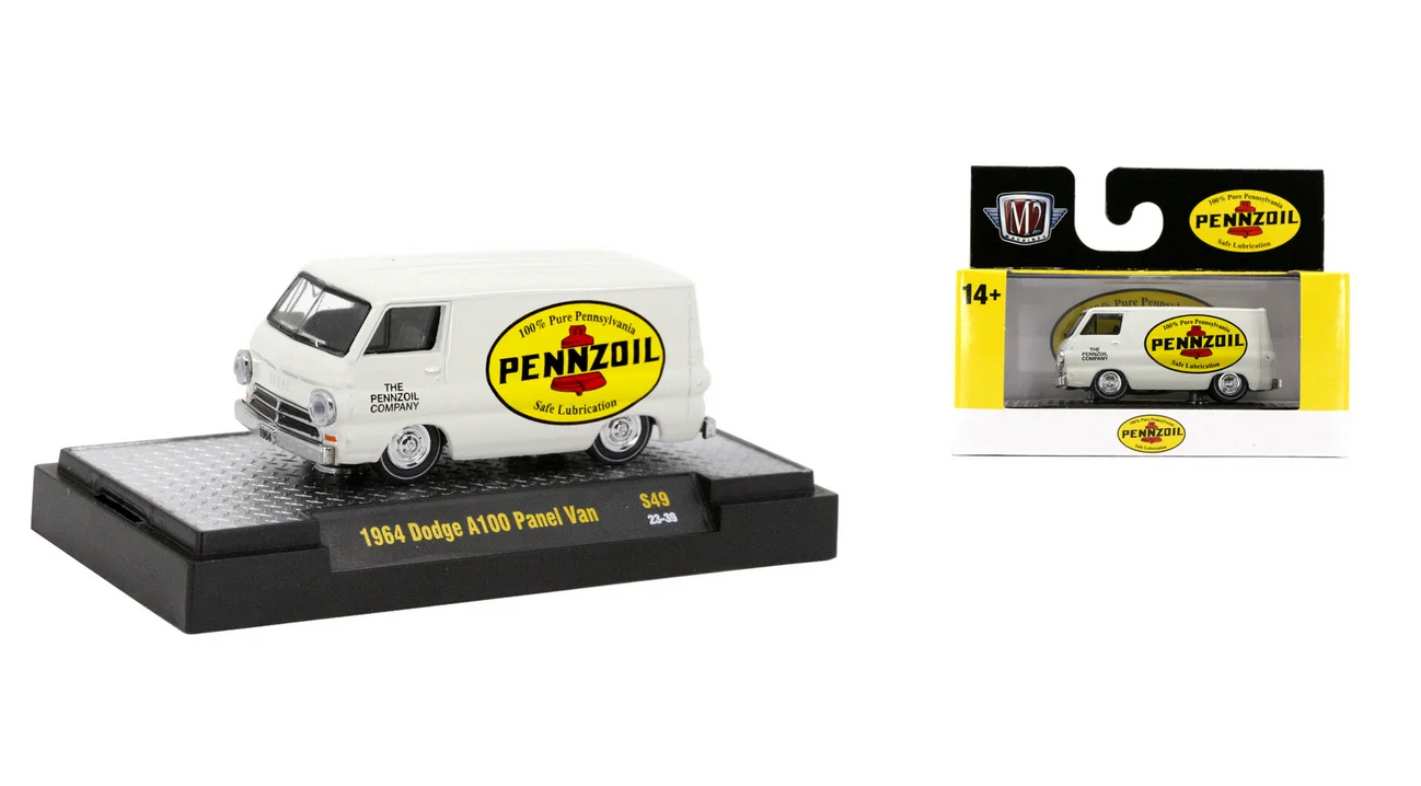 M2 Machines Dodge A100 Panel Van Модель автомобиля из сплава редкая коллекция игрушек
