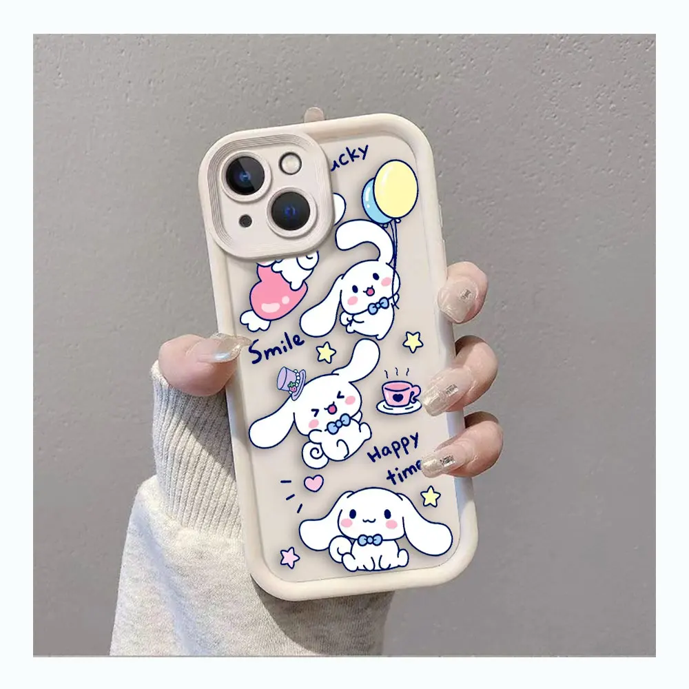 Чехол для телефона с собакой Cinnamoroll Pochacco VIVO Y19 Y20 Y17 Y17S Y21 Y22S Y22 Y27 Y28 Y35 Y36 Y50 Y51 Y72 Y75 Y76 Y77