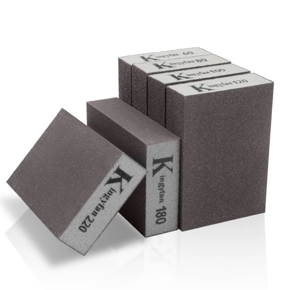 

Sponge Wet Block Emery Pad 120 180 240 320 600 1000 Grit Medium Flexible Dry Abrasive Drywall Polishing Kitchen Cleaner Sanding