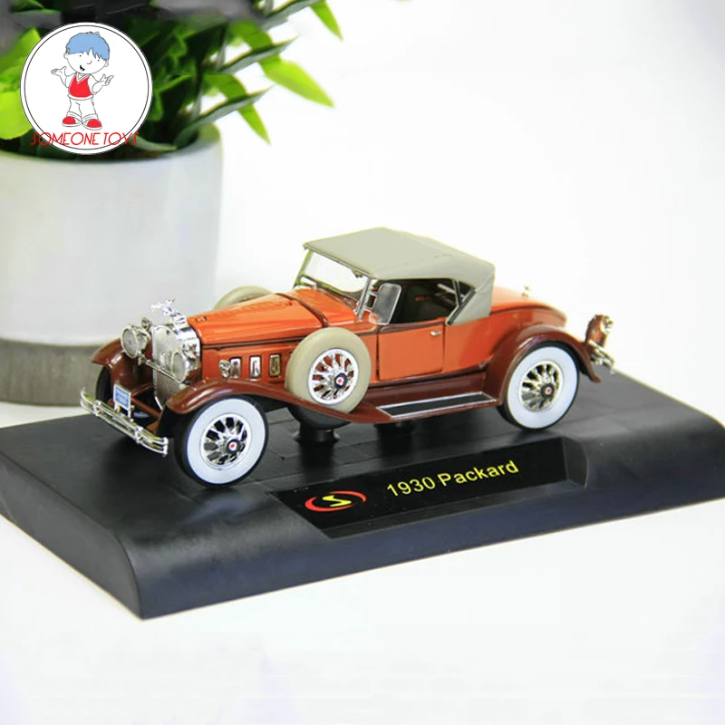 1/32 Scale 1930 Coffee Splicing Color Car Model Classic Car Alloy Car Model for Toy Car Display Collection Ornament