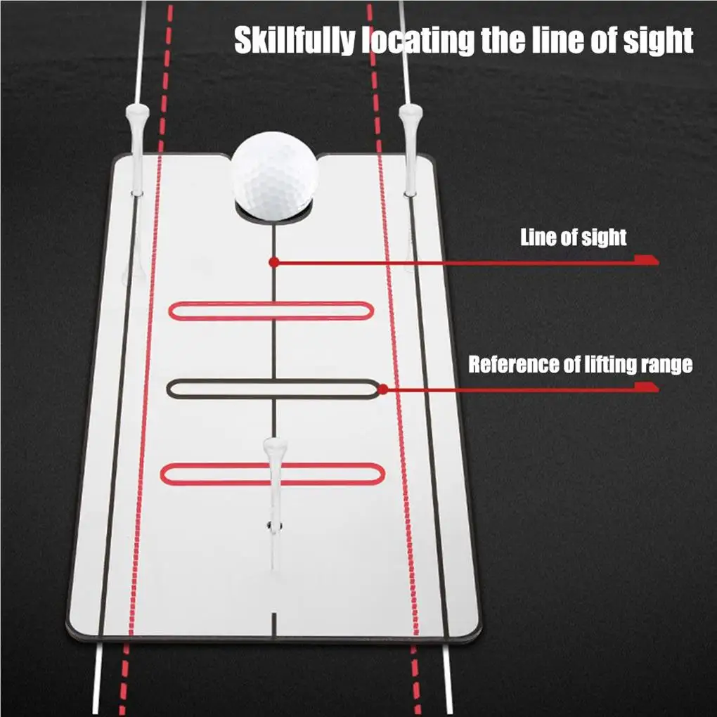 

Golf Putting Mirror Training Swing Practice Posture Alignment Recommended Compact Correction Equipment Portable Aid