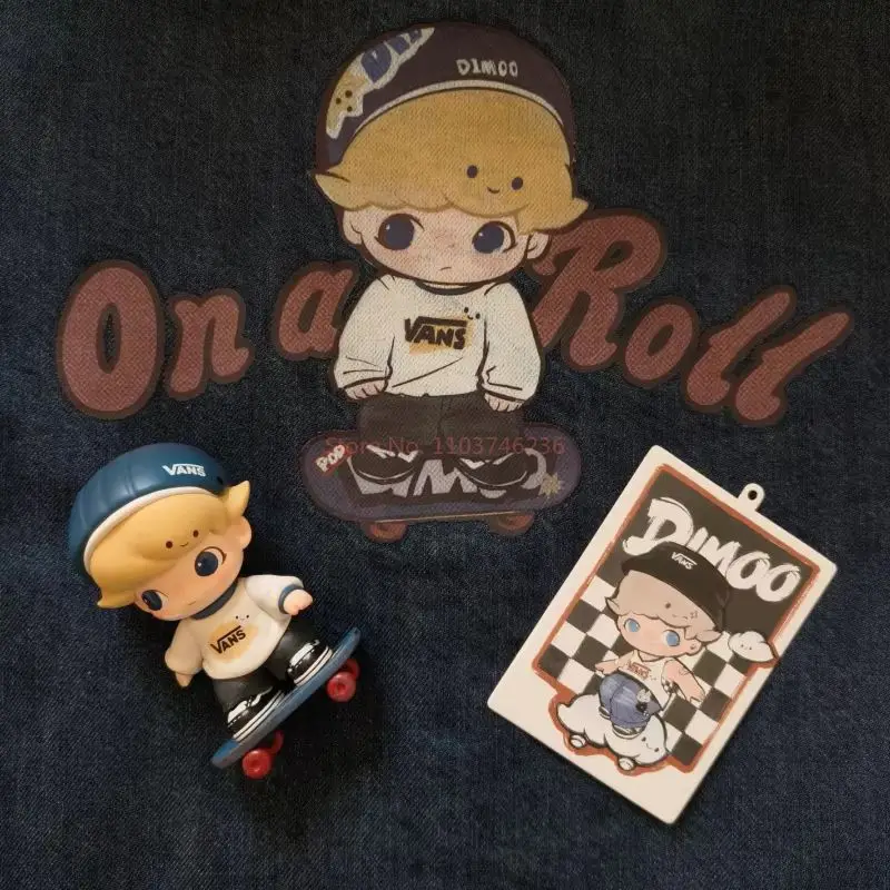 Фото POP MART DIMOO VANS Ride The Dream: Коллекционная фигурка-сюрприз (Blind Box) в коллаборации с Vans, модный настольный декор, художественная игрушка, изысканное изделие, коллекционный подарок №5