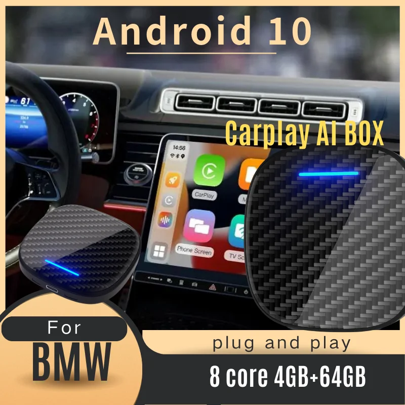AI Box Беспроводная CarPlay Android автоматическая интеллектуальная система для Netflix YouTube