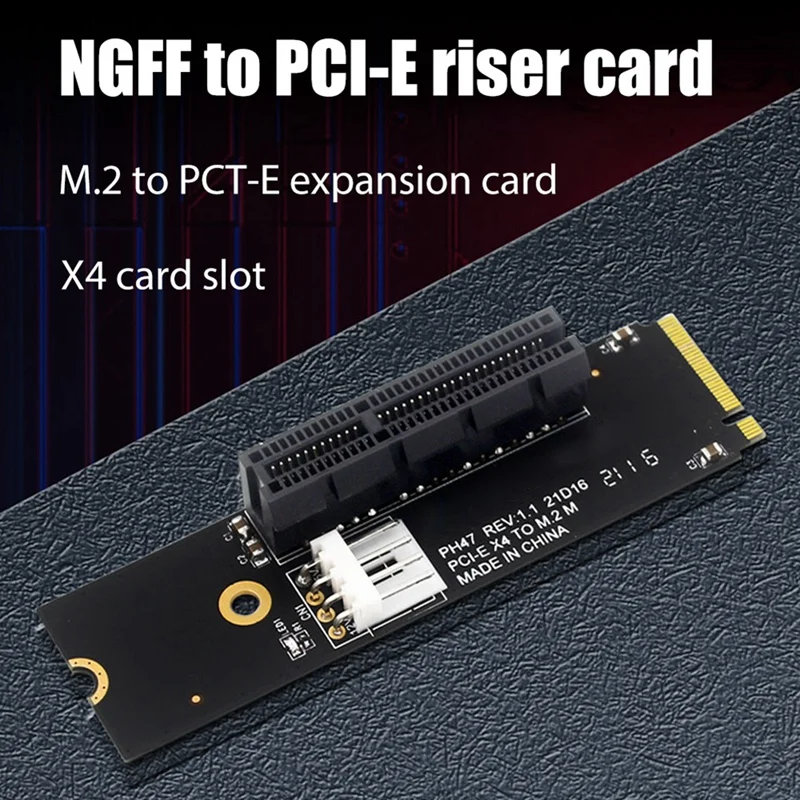 

Переходная карта NGFF M.2-PCI-E 4X, M2 M Key для Pcie X4 адаптер со стандартным индикатором SATA, для майнинга биткоинов