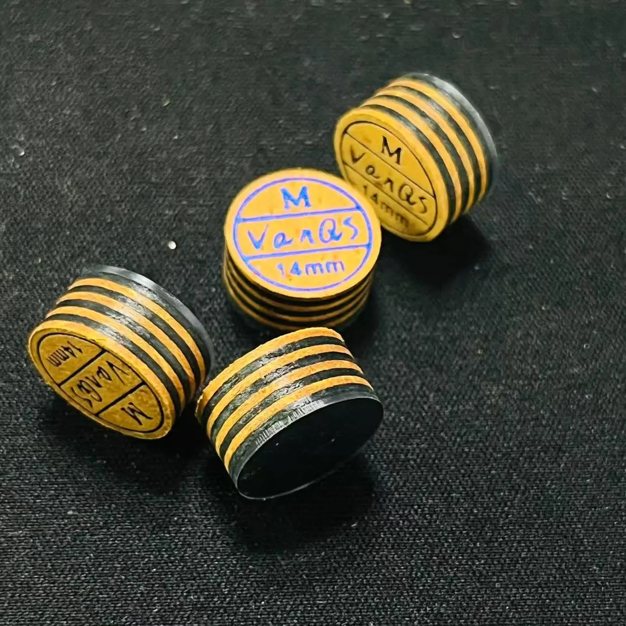 VanQs кожаный наконечник для бильярда 14 мм