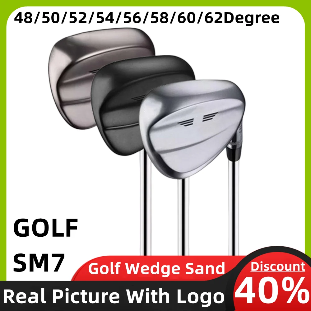 

Golf Club Sm7 Wedge Aldult Sm7 Golf Wedge 48/50/52/54/56/58/60/62Degree Steel Shaft Bottom Grind Super Spin Tournament Approved