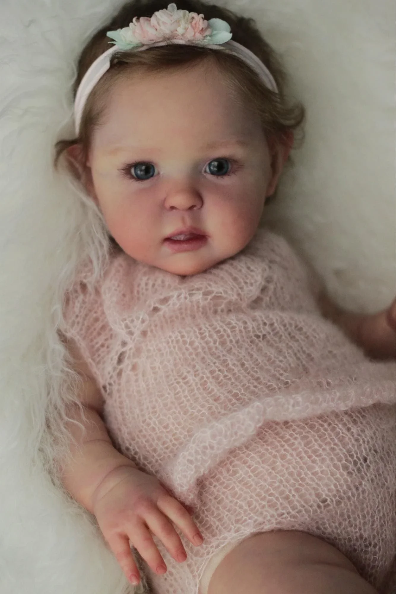 NPK 19 дюймов Новорожденный ребенок кукла палата размер реальное изображение